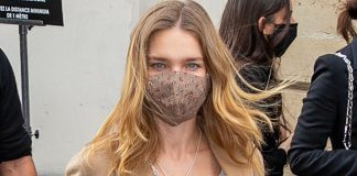 Неделя моды в Париже: Наталья Водянова на показе Paco Rabanne