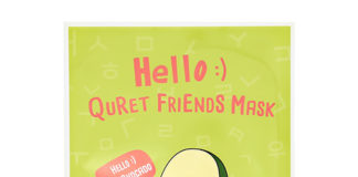 Маска для лица `QURET` HELLO с экстрактом авокадо (питательная) 25 г