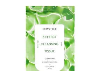 Салфетки для снятия макияжа `DEWYTREE` 3 EFFECT 20 шт