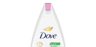 Крем-гель для душа `DOVE` Сливочная ваниль и пион (обновляющий) 250 мл