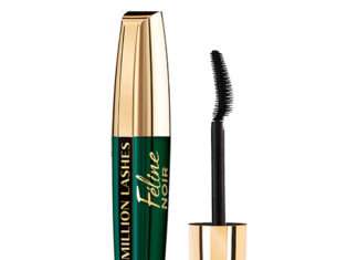Тушь для ресниц `LOREAL` VOLUME MILLION LASHES FELINE NOIR объем и подкручивание тон экстрачерный