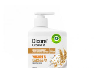 Мыло жидкое `DICORA URBAN FIT` Йогурт и овес 500 мл