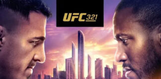 Бой тяжеловесов UFC 321 не состоялся из-за тычка в глаз